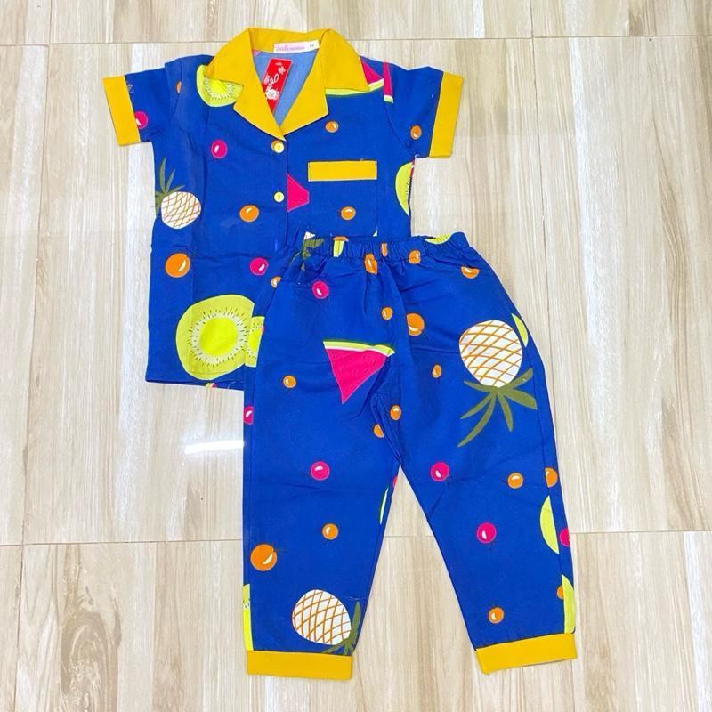 Polo and Pajama sleepwear set for 1-8 years old