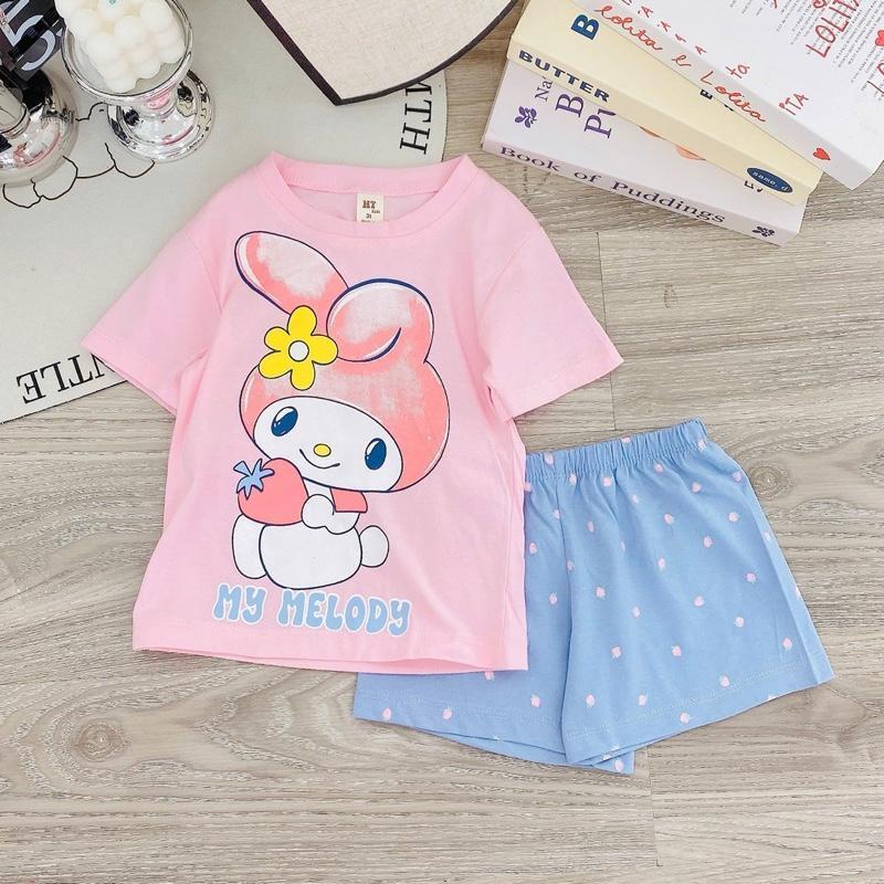 Cotton Terno Tshirt and Shorts OOTD set for 1-5 years old
