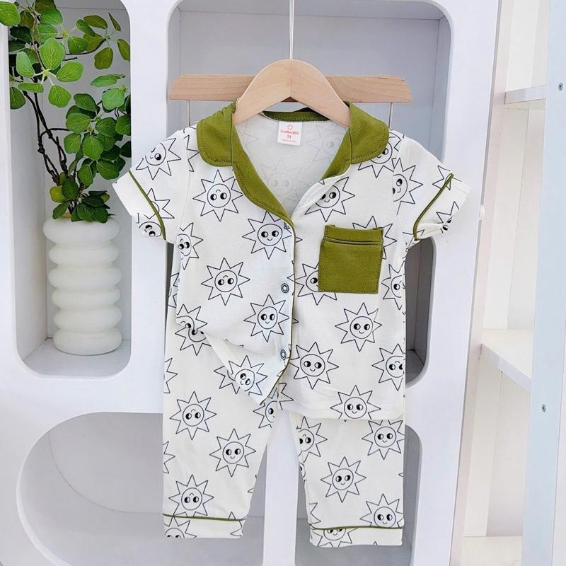 1-5 years old Cotton Terno Polo and Pajama Sleepwear set for kids II