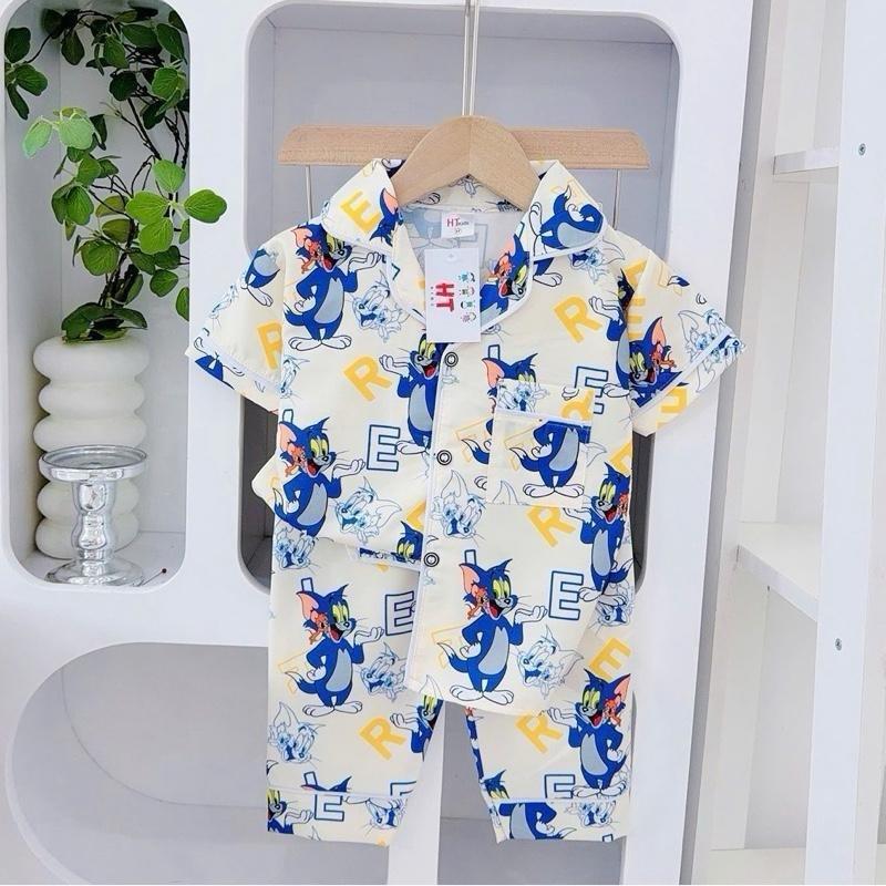 HT Terno Polo and Pajama Sleepwear Set 1-10 Years Old