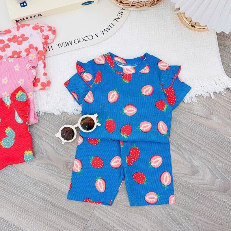 Baby Bizz 1-5 years old Cotton Ruffles T-Shirt & Shorts Set for Kids