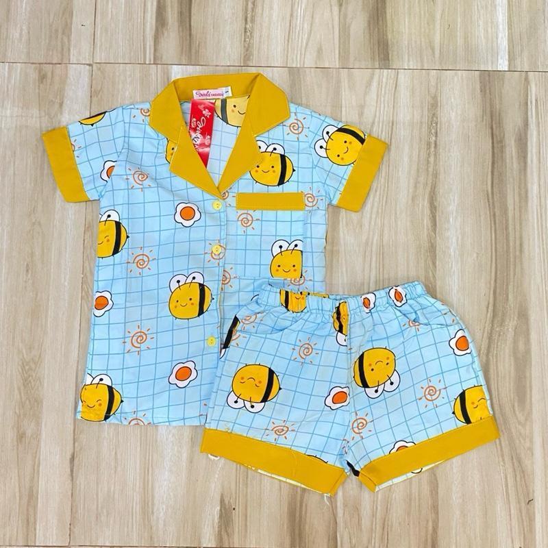 Polo and Shorts sleepwear set for 1-8 years old
