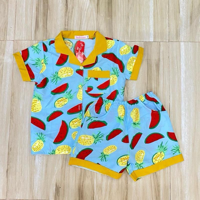 Polo and Shorts sleepwear set for 1-8 years old