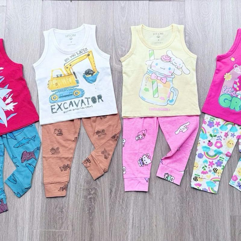 Colored Cotton Terno Sando and Pajama sleepwear set for 1-5 years old