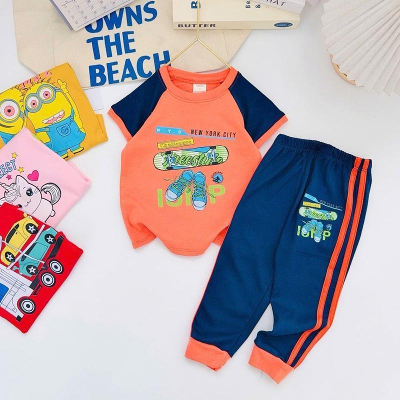 Colored T-Shirt & Jogger Set for 1-10 Years Old