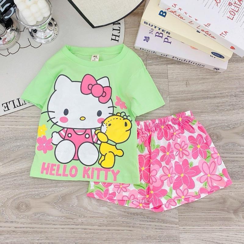 Cotton Terno Tshirt and Shorts OOTD set for 1-5 years old