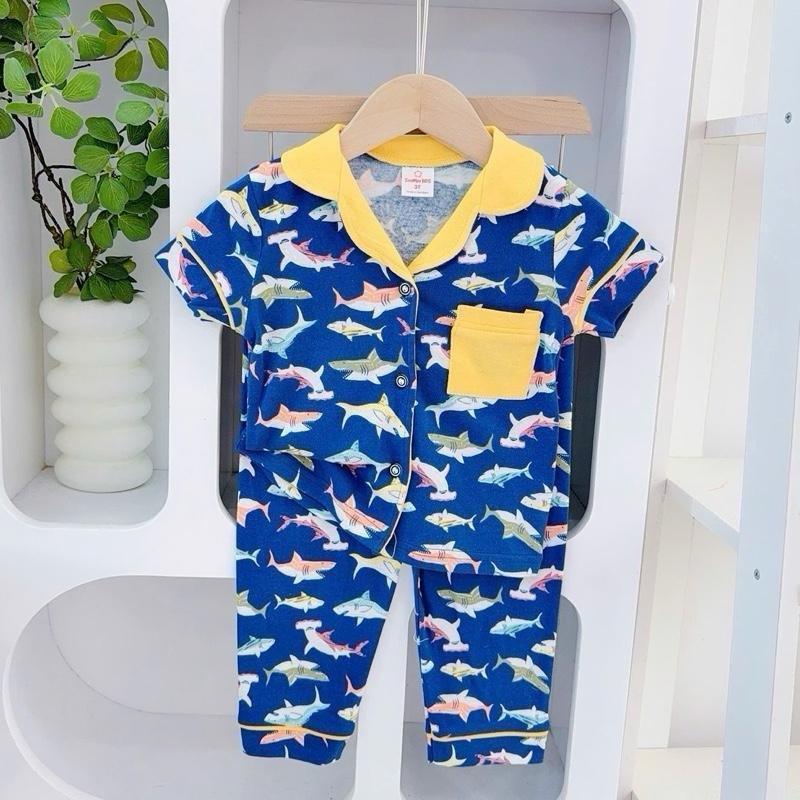Cotton Terno Polo and pajama set for 1-5 years old