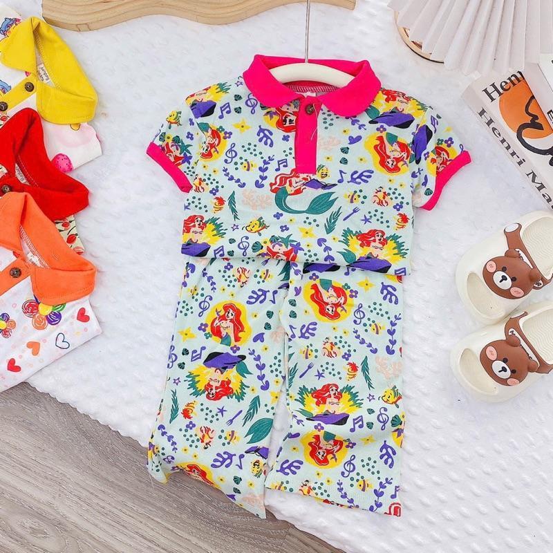 OOTD Cotton terno polo and pajama set for 1-6 years old