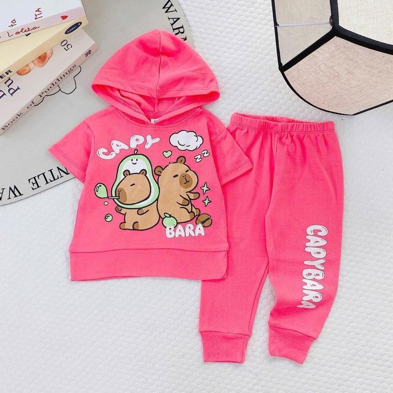 Hoodie and Pants Cotton Terno Set for 1-5 years old