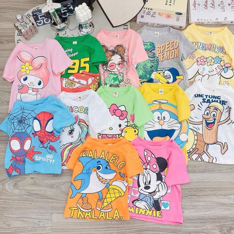 Cotton Terno Tshirt and Shorts OOTD set for 1-5 years old