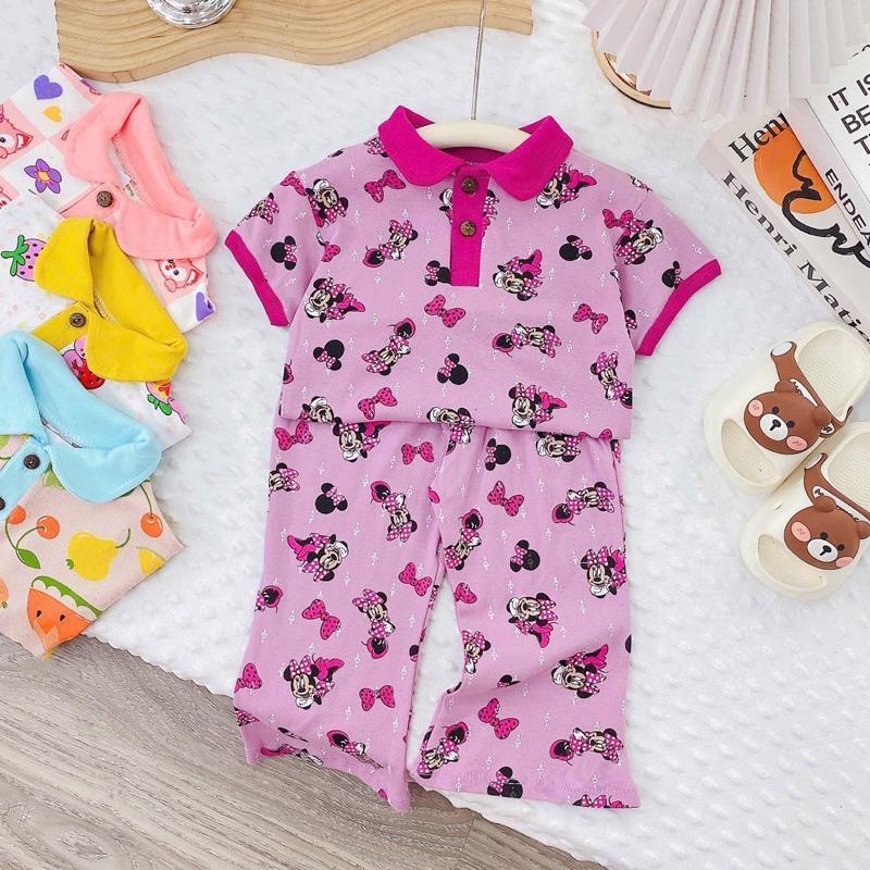 OOTD Cotton terno polo and pajama set for 1-6 years old
