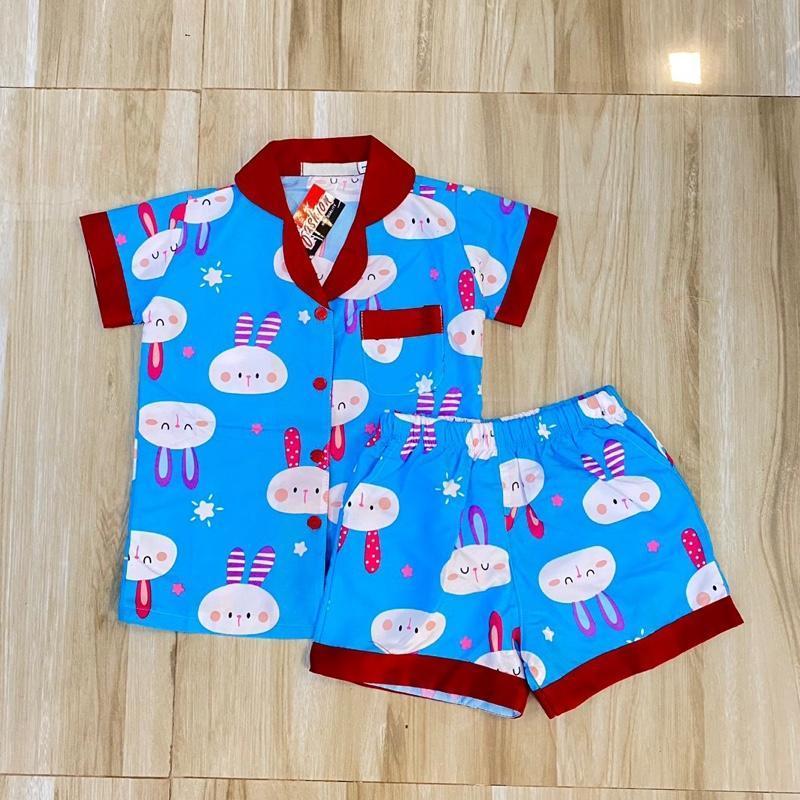 Polo and Shorts sleepwear set for 1-8 years old
