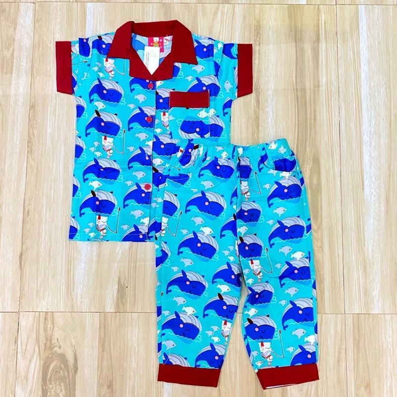 Polo and Pajama sleepwear set for 1-8 years old
