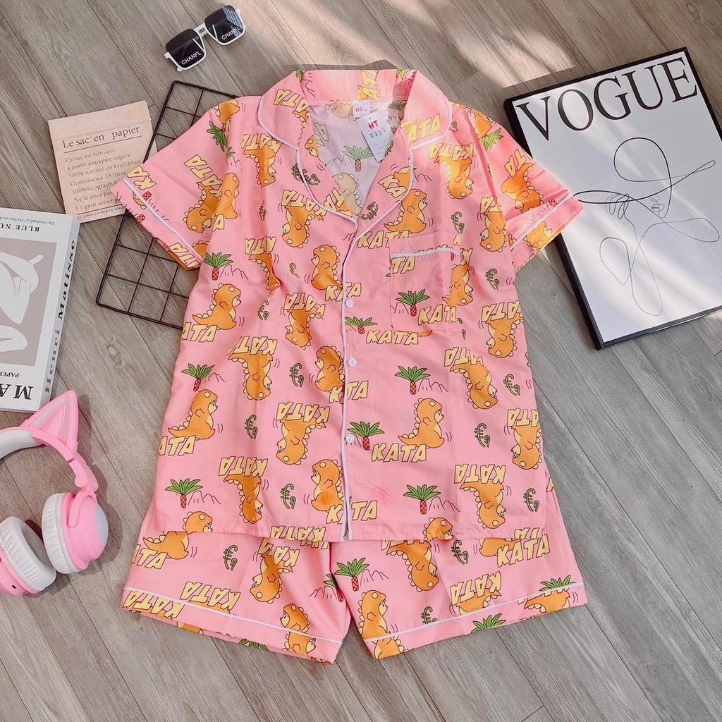 HT Adult Terno Polo and Shorts Sleepwear Set