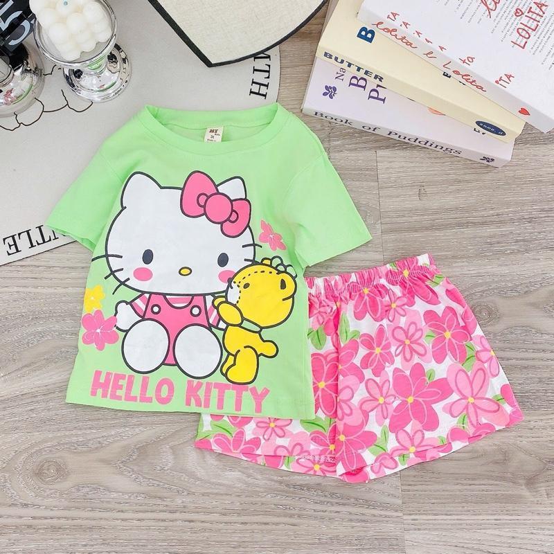 Cotton Terno Tshirt and Shorts OOTD set for 1-5 years old
