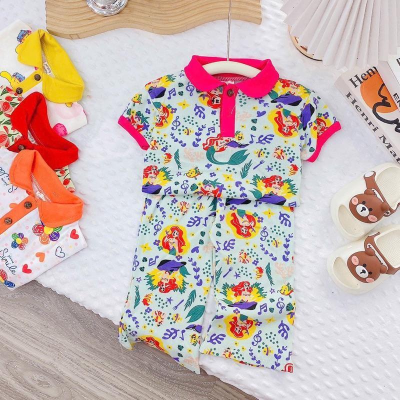 OOTD Cotton terno polo and pajama set for 1-6 years old