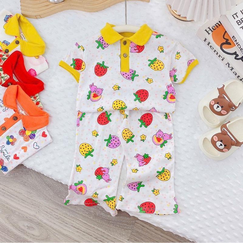 OOTD Cotton terno polo and pajama set for 1-6 years old