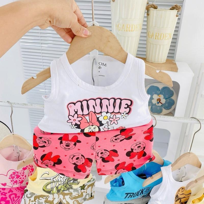 Cotton Terno Sando and Shorts set for 1-5 years old