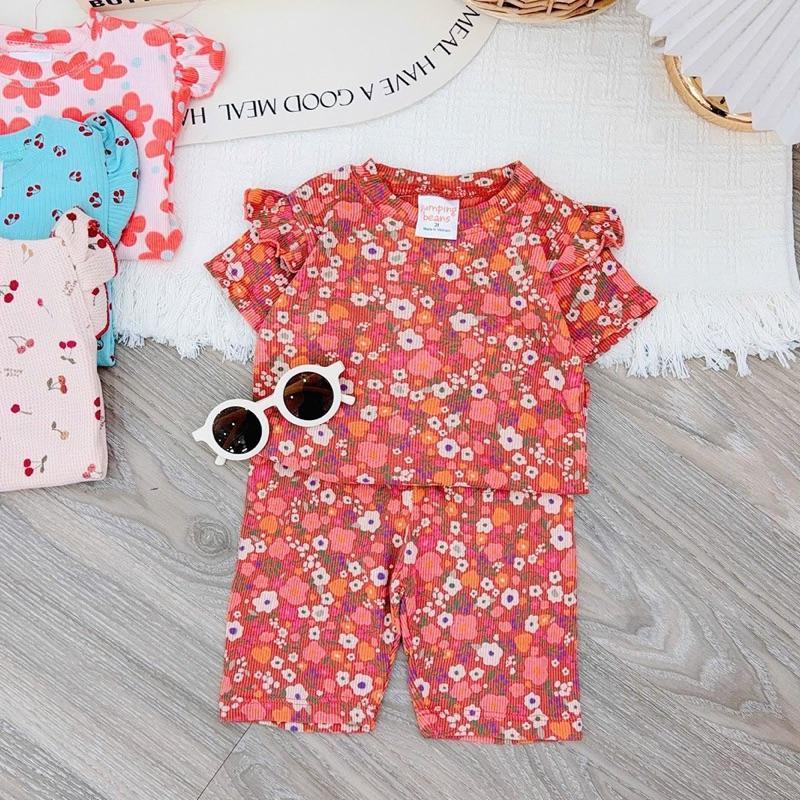 Cotton Ruffles T-Shirt & Shorts Set for 1-5 years old