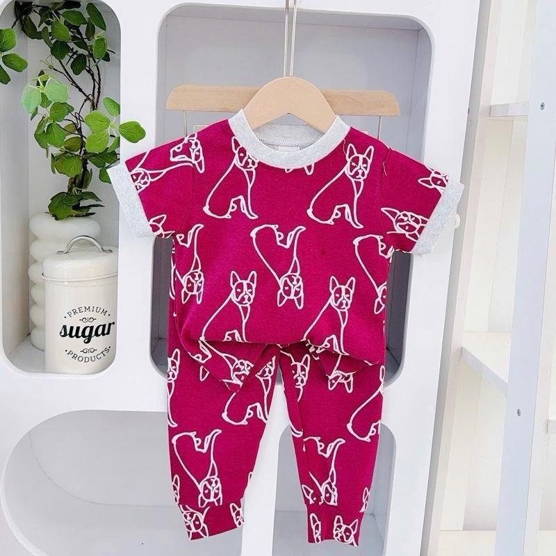 Cotton Terno Tshirt and Pajama sleepwear Set for 1-5 years old