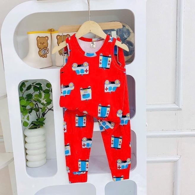 Cotton Terno sando and pajama sleepwear set for 6-10 years old II