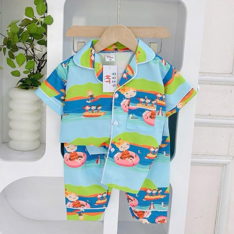 HT Terno Polo and Pajama Sleepwear Set 1-10 Years Old