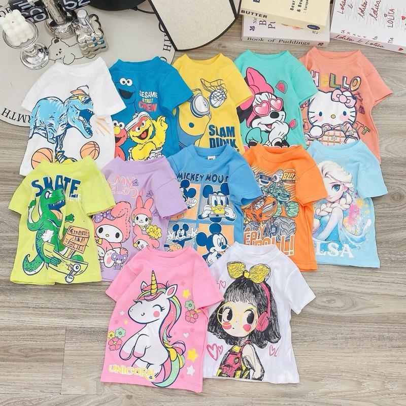 Colored Cotton Terno T-Shirt & Pajama Sleepwear Set for 1-5 years old