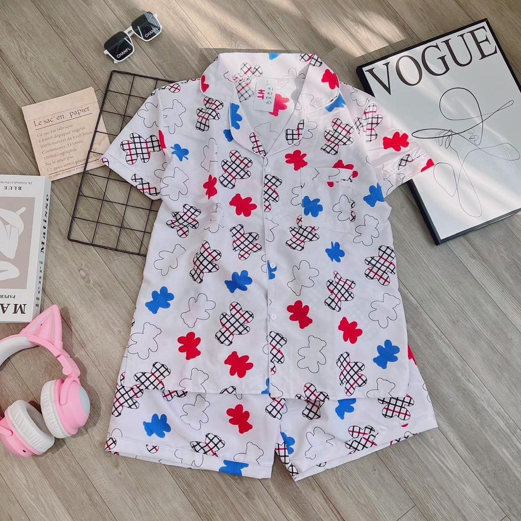 HT Adult Terno Polo and Shorts Sleepwear Set