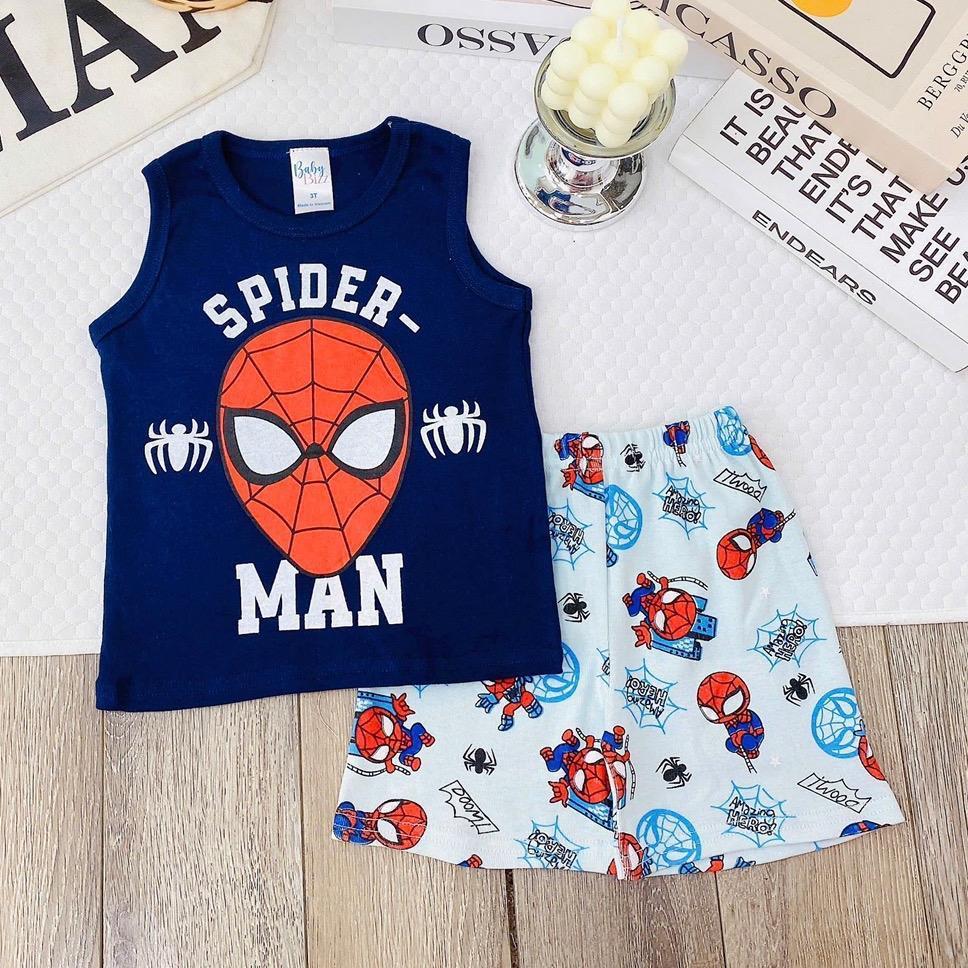 Premium cotton character sando and shorts set for 1-5 years old