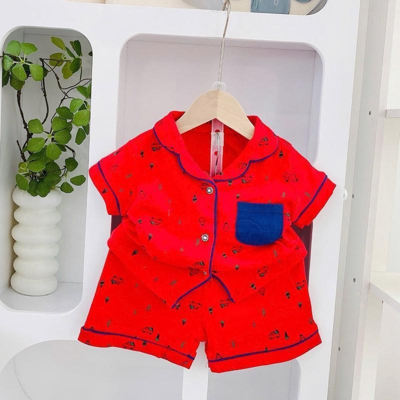 Pure cotton Polo and Shorts sleepwear set for 1-5 years old