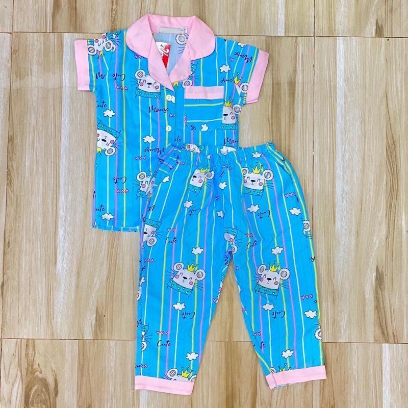 Polo and Pajama sleepwear set for 1-8 years old
