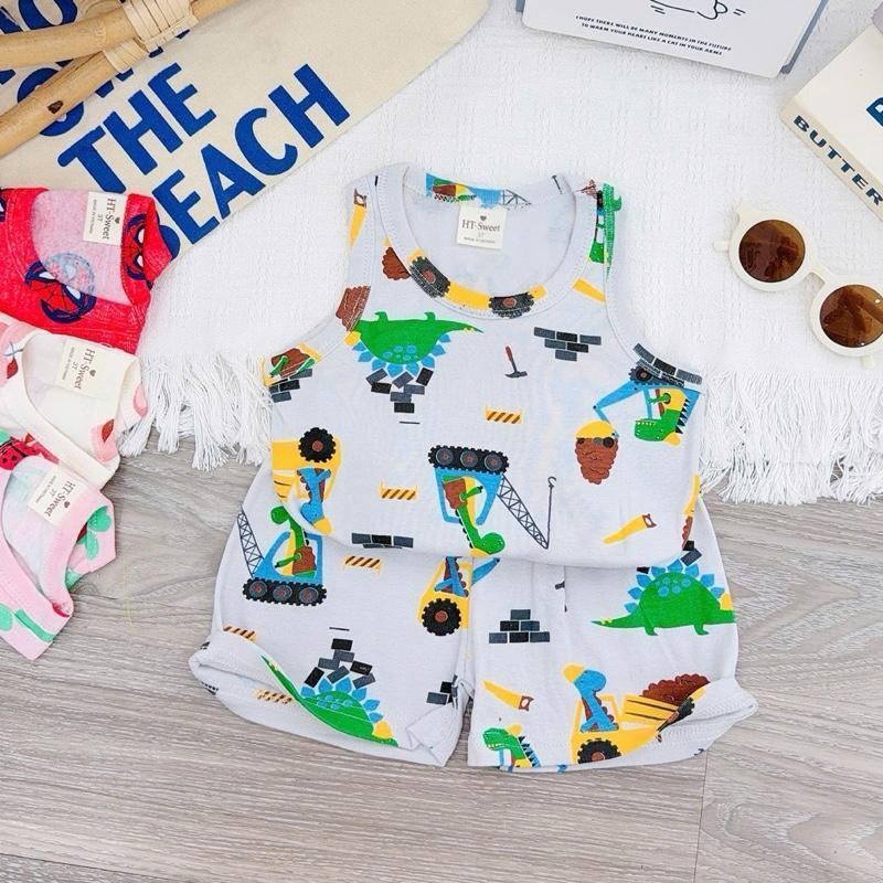Cotton Terno Sando and Shorts set for kids 1-5 years old III