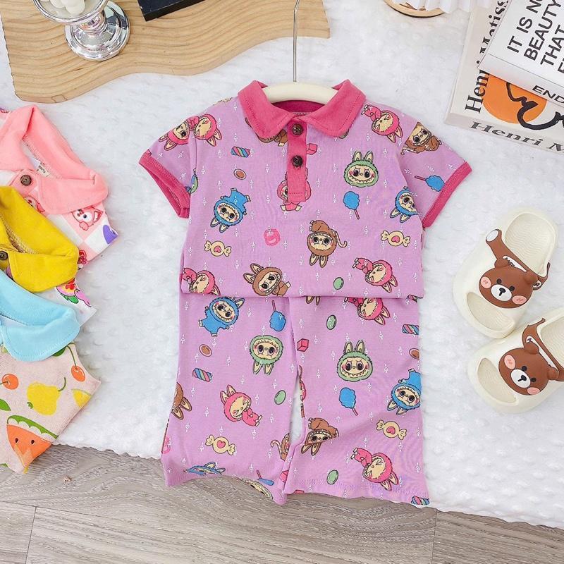 OOTD Cotton terno polo and pajama set for 1-6 years old