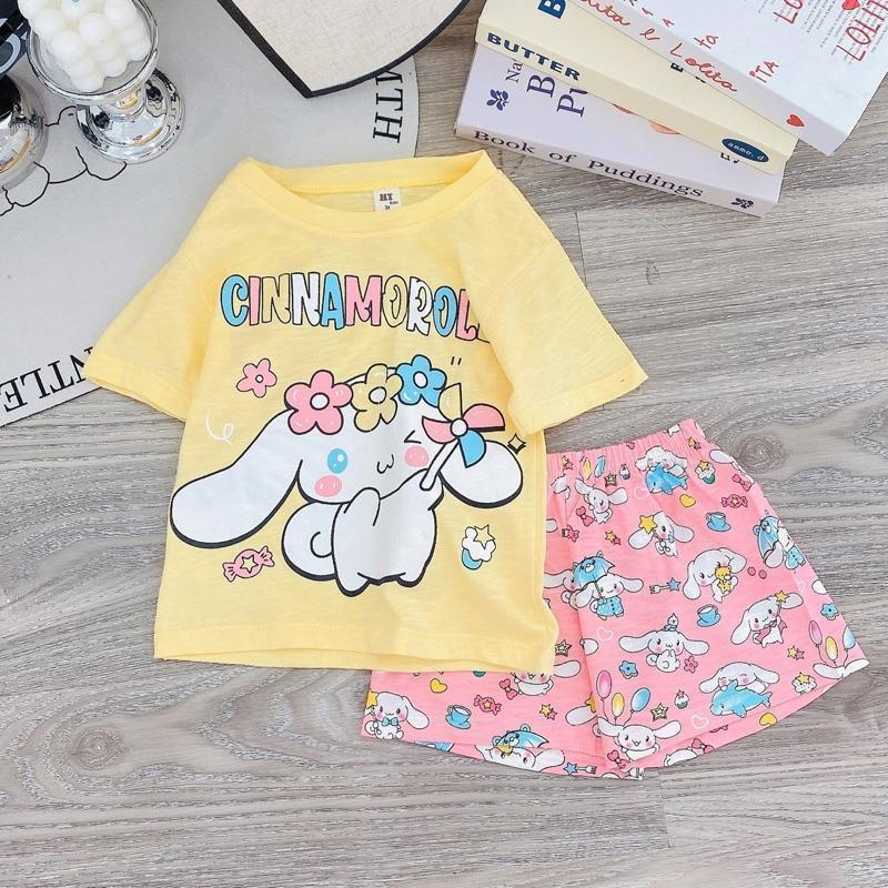 Cotton Terno Tshirt and Shorts OOTD set for 1-5 years old