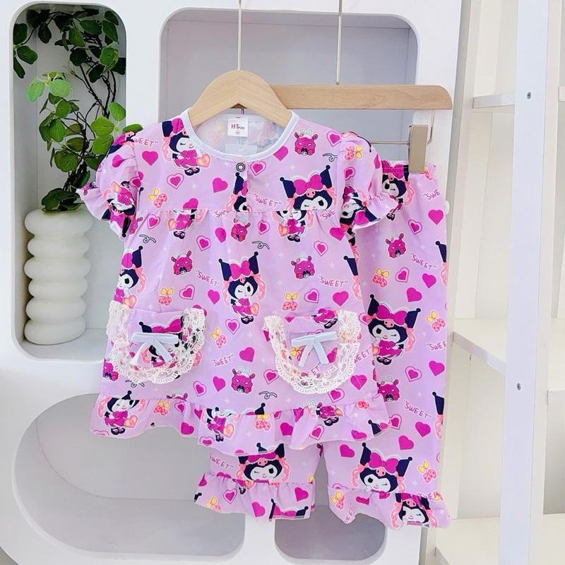 HT Terno Ribbon Set Pajama Sleepwear set for 1-5 years old