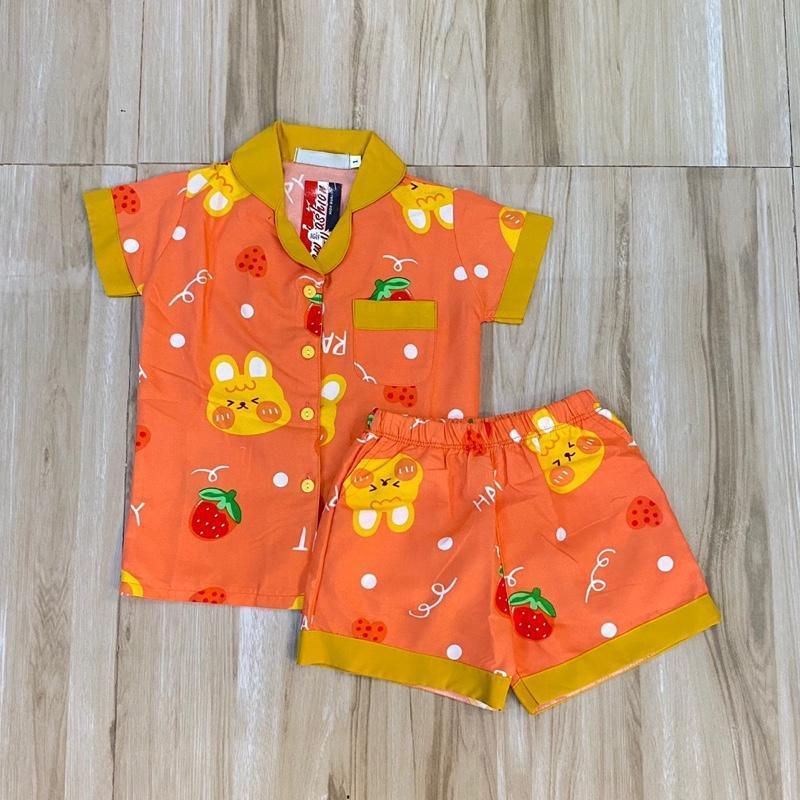 Polo and Shorts sleepwear set for 1-8 years old