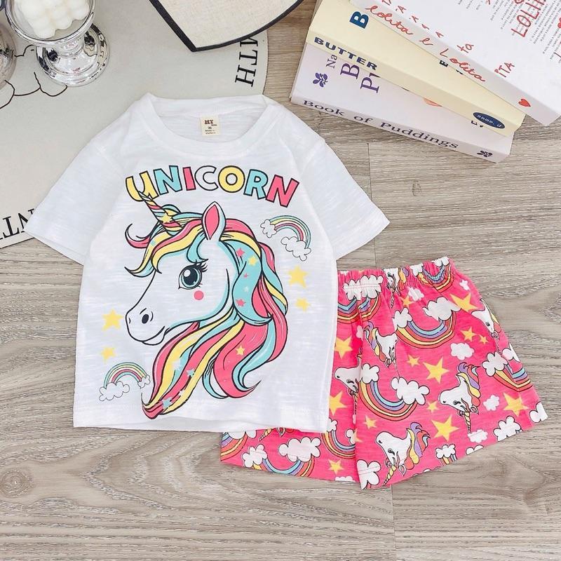 Cotton Terno Tshirt and Shorts OOTD set for 1-5 years old
