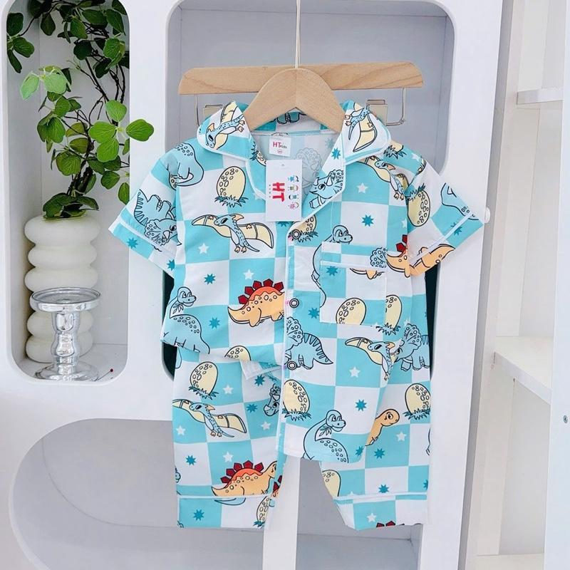 1-10 years old HT Terno Polo and Pajama sleepwear set for kids