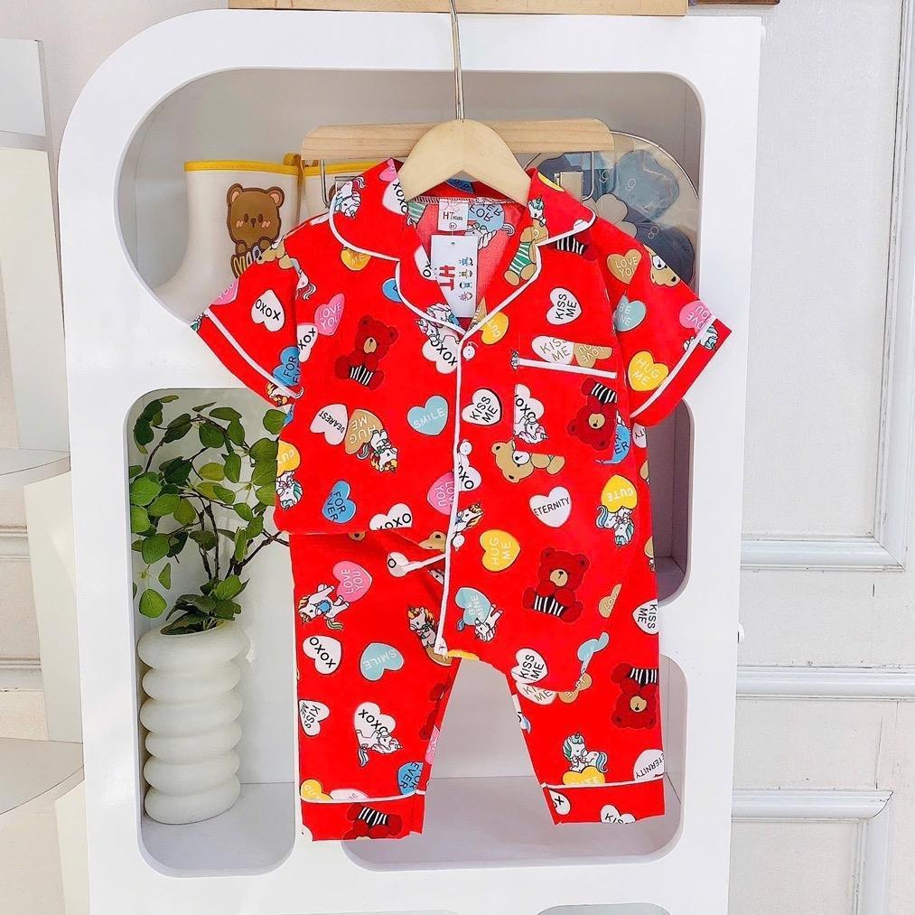 HT Terno Polo and Pajama sleepwear set for 1-10 Years Old