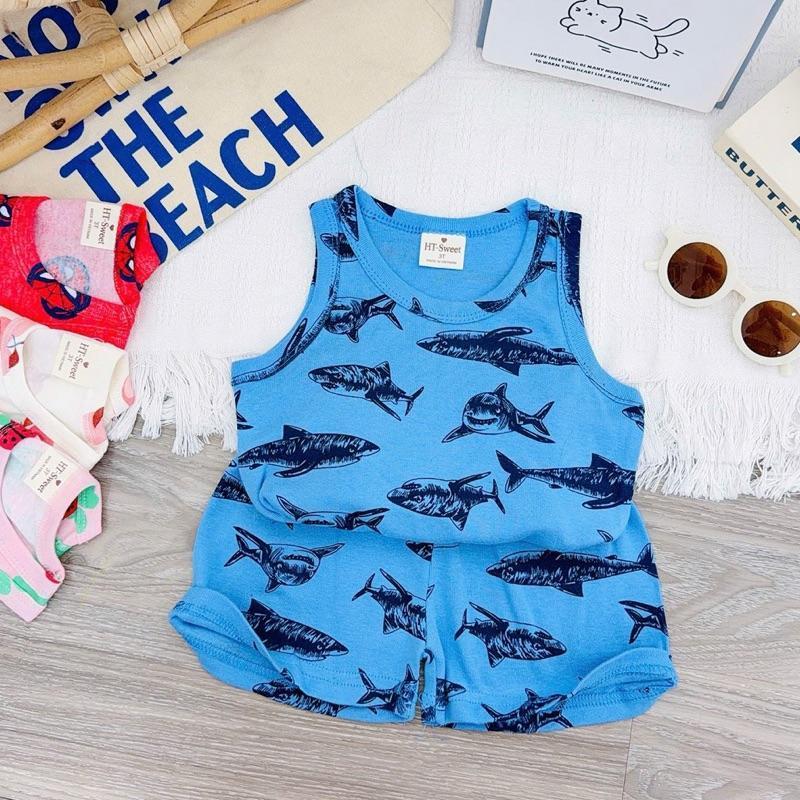 Cotton Terno Sando and Shorts set for kids 1-5 years old III
