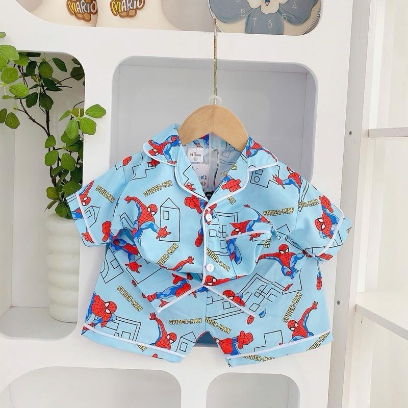HT Terno Polo and Shorts sleepwear set for 1-6 years old