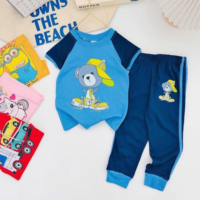 Colored T-Shirt & Jogger Set for 1-10 Years Old