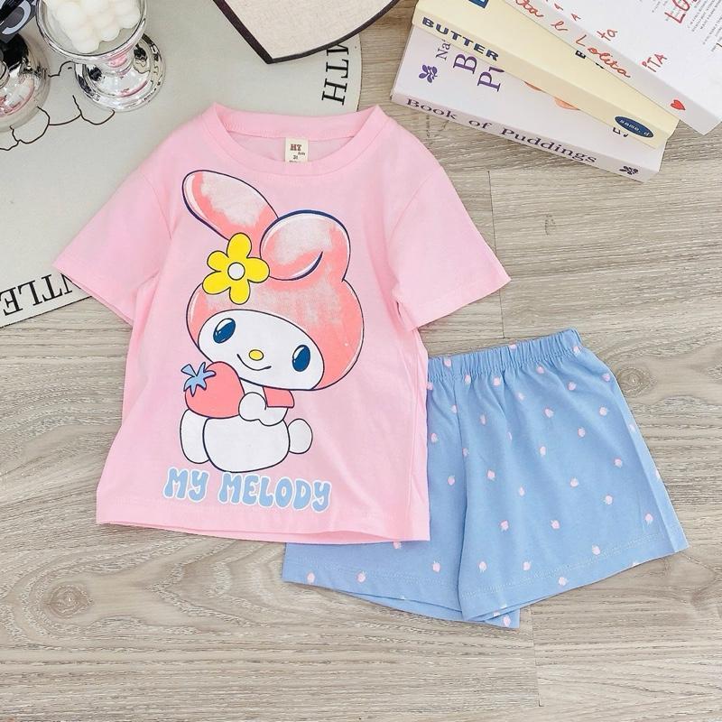 Cotton Terno Tshirt and Shorts OOTD set for 1-5 years old