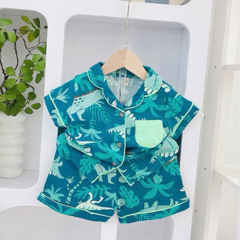 Pure cotton Polo and Shorts sleepwear set for 1-5 years old
