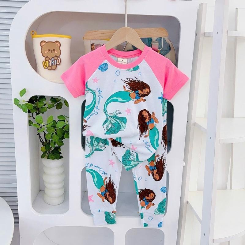 Cotton Terno T-Shirt and Pajama Sleepwear Set for 6-10 years old