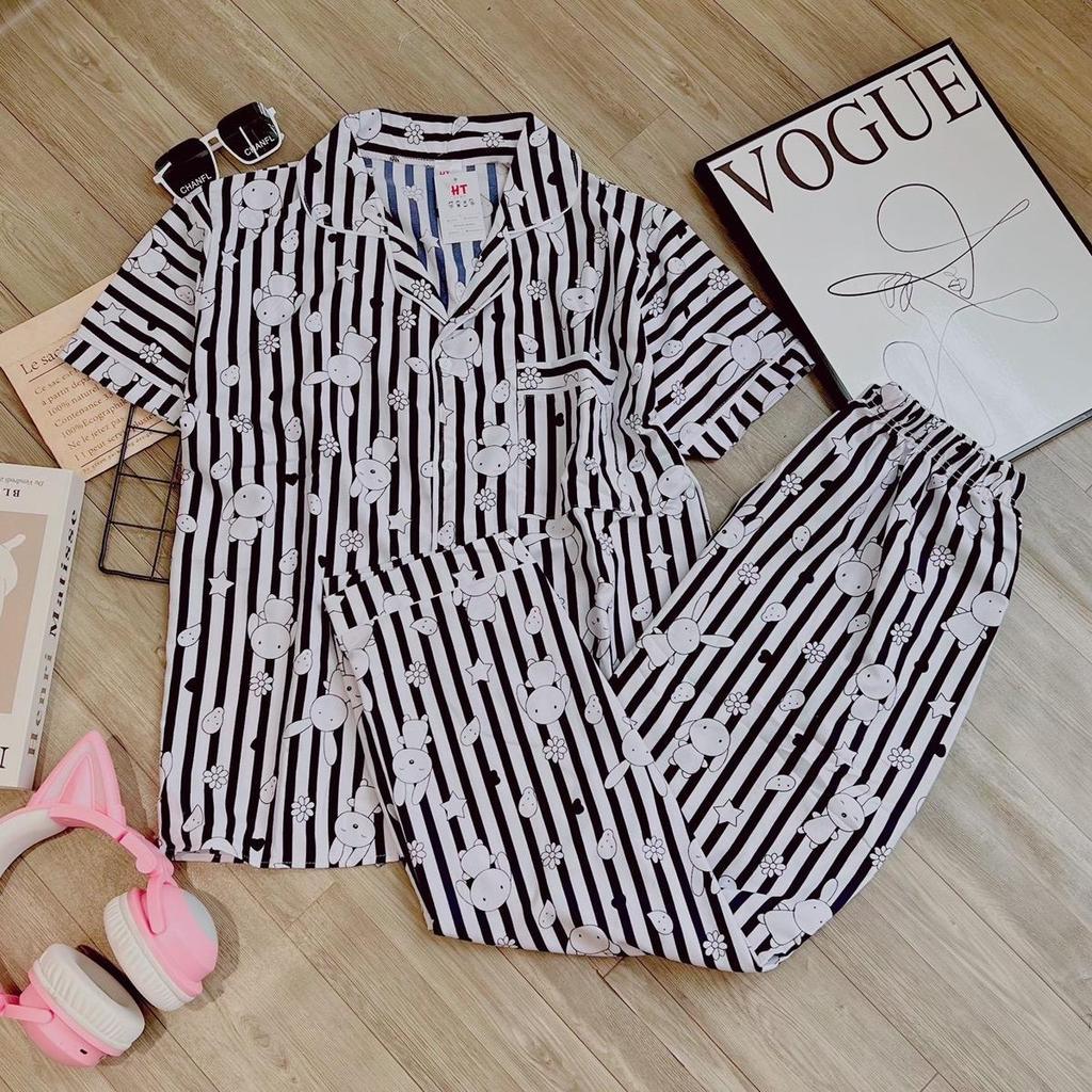 HT Adult Terno Polo and Pajama set Loungewear Sleepwear Set