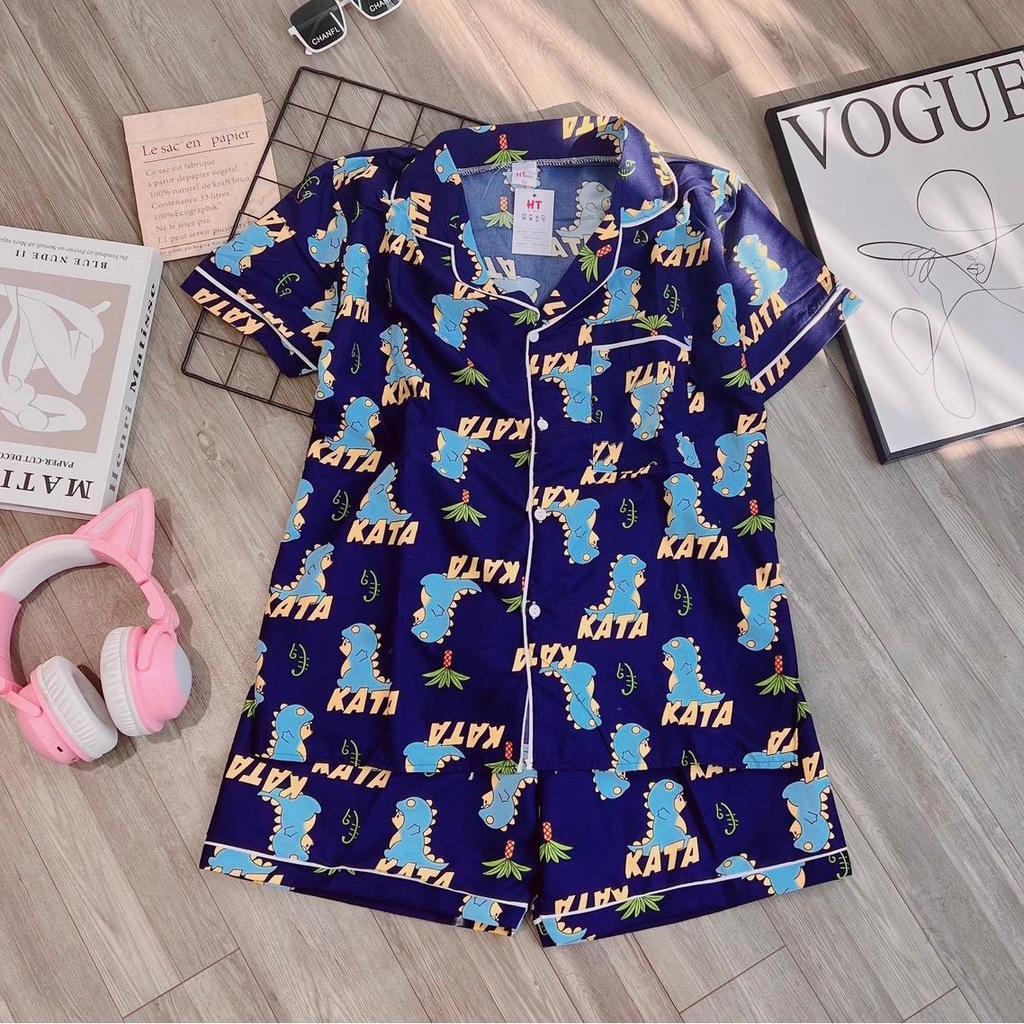 HT Adult Terno Polo and Shorts Sleepwear Set