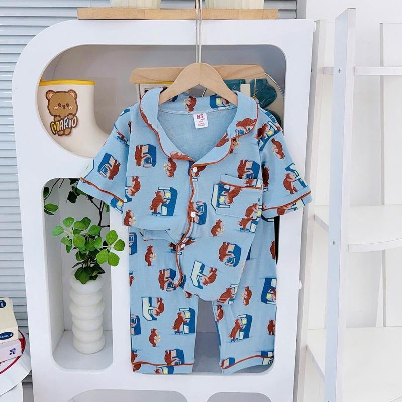 Cotton Terno Polo and pajama sleepwear set for 6-10 years old