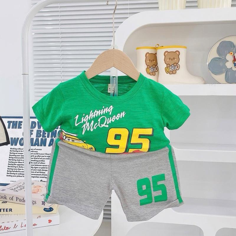 Cotton Terno Tshirt and Shorts OOTD set for 1-5 years old II