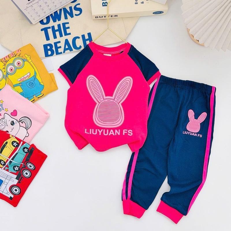 Colored T-Shirt & Jogger Set for 1-10 Years Old II